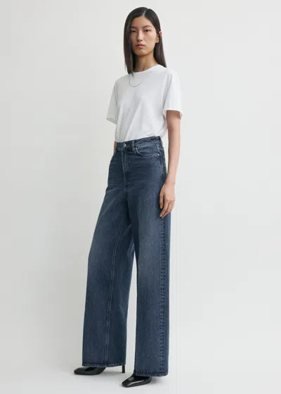 Totême Wide Leg Denim Dark Blue