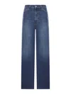 Totême Wide Leg Denim Jeans In Blue