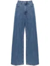 Totême Toteme Women Wide-leg Dennim Jeans In Blue