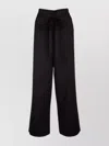 Totême Fluid Drawstring Trousers Black