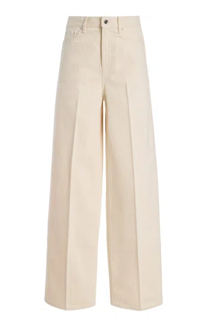 Totême Wide-leg Jeans In Neutral
