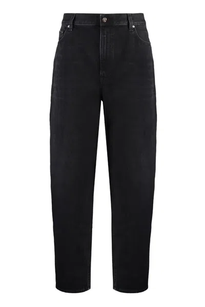 Totême Toteme Wide-leg Jeans In Black