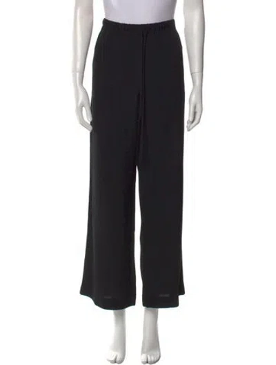 Pre-owned Totême Wide Leg Pants In Black