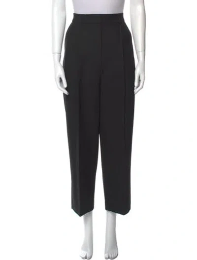 Pre-owned Totême Wide Leg Pants In Black