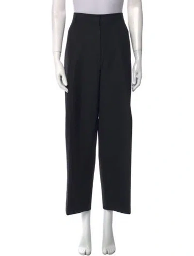 Pre-owned Totême Wide Leg Pants In Black