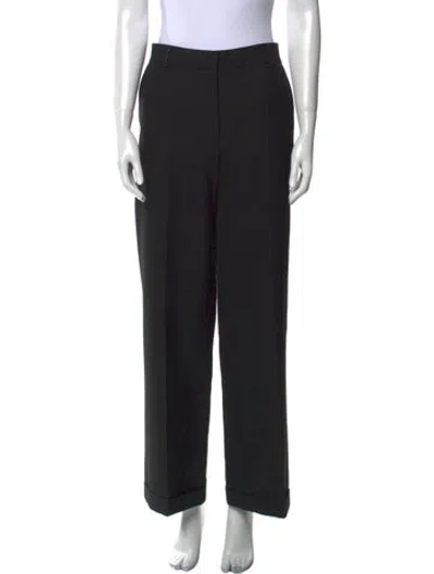 Pre-owned Totême Wide Leg Pants In Black
