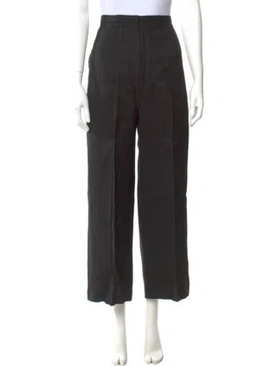 Pre-owned Totême Wide Leg Pants In Black