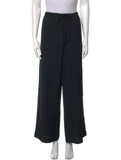 Pre-owned Totême Wide Leg Pants In Black