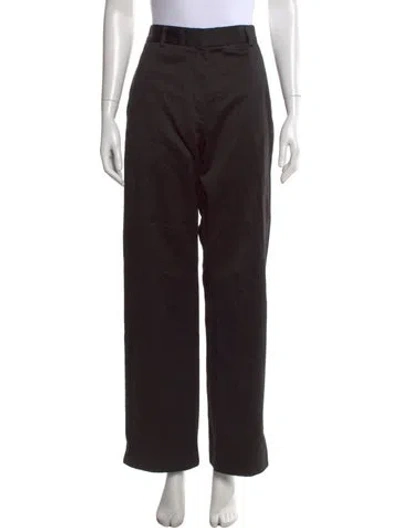Pre-owned Totême Wide Leg Pants In Black