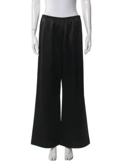 Pre-owned Totême Wide Leg Pants In Black
