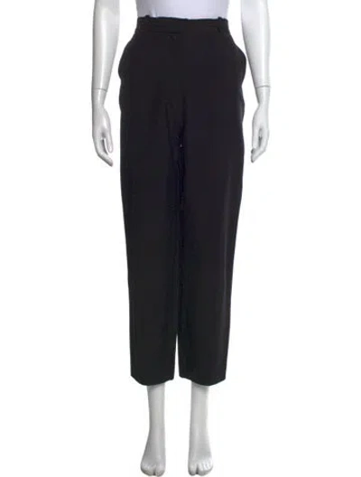 Pre-owned Totême Wide Leg Pants In Black