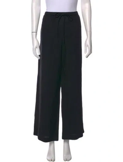 Pre-owned Totême Wide Leg Pants In Black