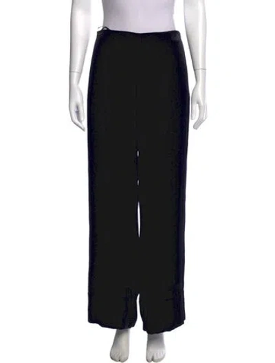 Pre-owned Totême Wide Leg Pants In Black