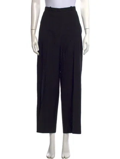 Pre-owned Totême Wide Leg Pants In Black