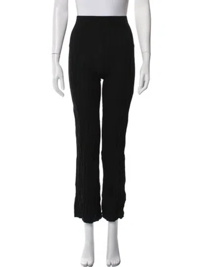 Pre-owned Totême Wide Leg Pants In Black
