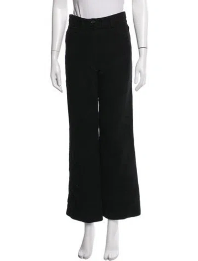 Pre-owned Totême Wide Leg Pants In Black