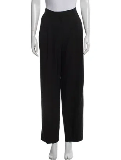 Pre-owned Totême Wide Leg Pants In Black