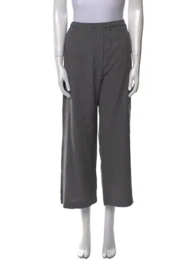 Pre-owned Totême Wide Leg Pants In Gray