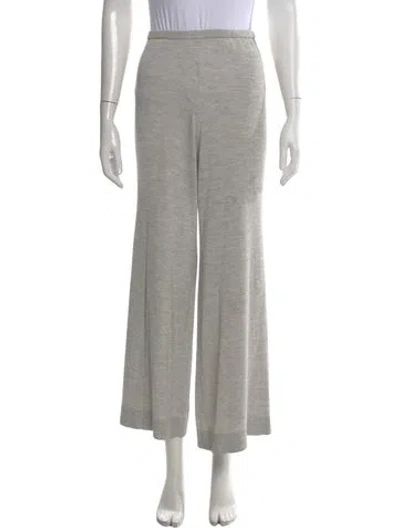 Pre-owned Totême Wide Leg Pants In Gray
