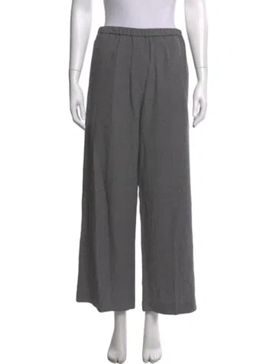 Pre-owned Totême Wide Leg Pants In Gray
