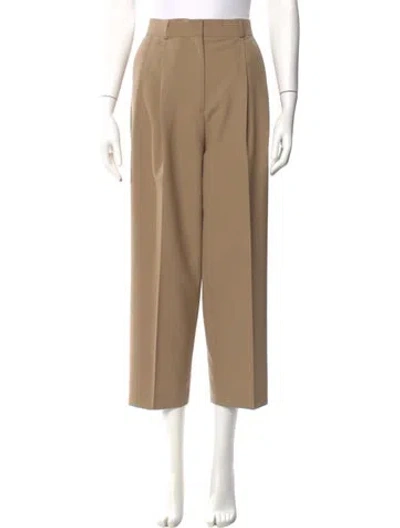 Pre-owned Totême Wide Leg Pants In Neutral