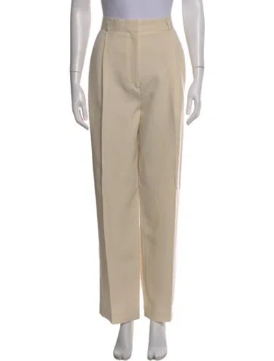 Pre-owned Totême Wide Leg Pants In Neutral