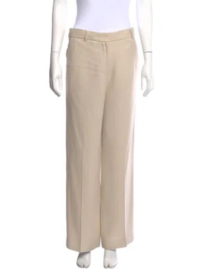 Pre-owned Totême Wide Leg Pants In Neutral