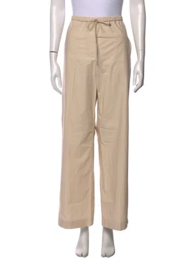 Pre-owned Totême Wide Leg Pants In Neutral