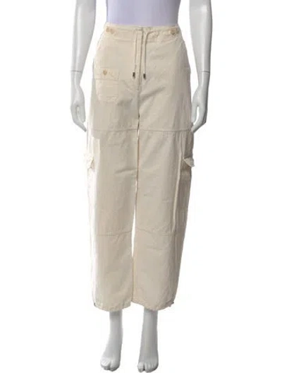 Pre-owned Totême Wide Leg Pants In Neutral