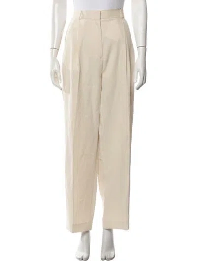 Pre-owned Totême Wide Leg Pants In Neutral