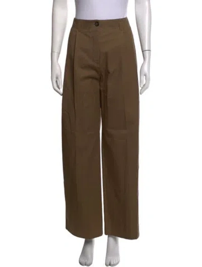 Pre-owned Totême Wide Leg Pants W/ Tags In Brown