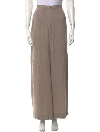 Pre-owned Totême Wide Leg Pants W/ Tags In Neutral