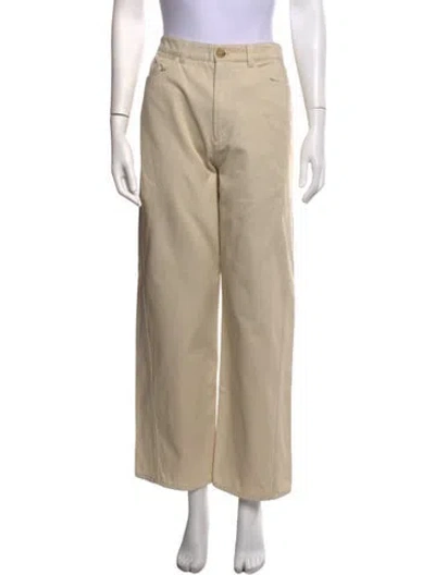 Pre-owned Totême Wide Leg Pants W/ Tags In Neutrals