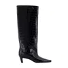 Totême Toteme Wide Shaft Boots In Black