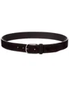 Totême Toteme Wide Suede Belt In Brown