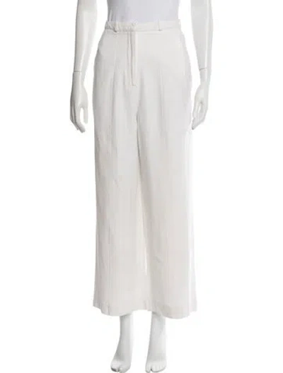 Pre-owned Totême Wide Suit Trousers Wide Leg Pants In Neutral