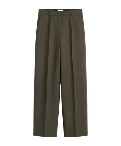 TOTÊME WIDE TAILORED TROUSERS FOREST