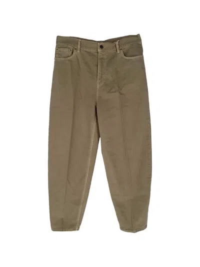 Pre-owned Totême Wide Tapered Jeans In Neutrals