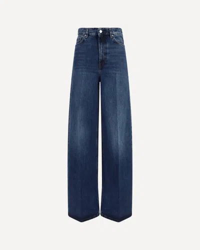 Totême Wide-leg Denim Jeans In Blue
