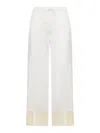Totême Wide-leg Satin Trousers With Drawstring In Multi
