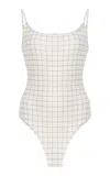 Totême Windowpane Swimsuit