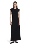 Totême Toteme Women Black Fluid Stretch Jersey Everyday Long Dress In Black