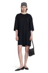 Totême Toteme Women Relaxed Tee Lyocell And Cotton Short Dress In Black