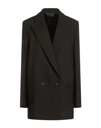 Totême Toteme Woman Blazer Black Size 6 Wool, Polyamide