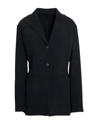 Totême Toteme Woman Blazer Black Size 8 Viscose, Wool