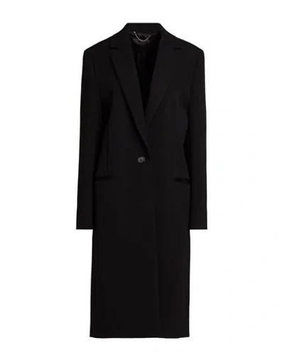 Totême Toteme Woman Coat Black Size 2 Wool, Polyamide