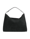 Totême Womens Black Bevel Medium Suede Tote Bag In Black