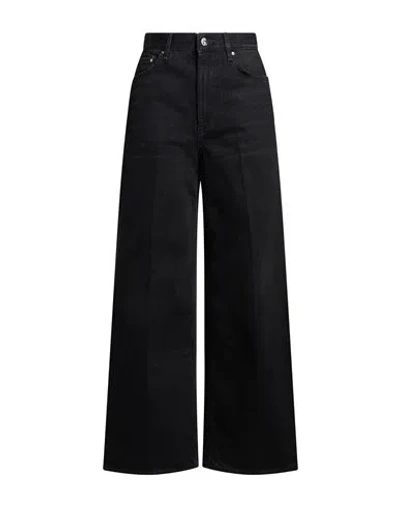 Totême Toteme Woman Jeans Black Size 28w-28l Organic Cotton