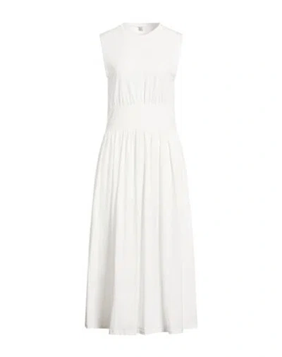 Totême Toteme Woman Maxi Dress White Size M Organic Cotton