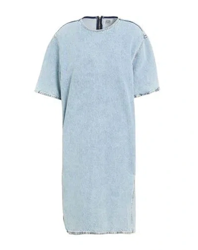 Totême Toteme Woman Midi Dress Blue Size M Organic Cotton